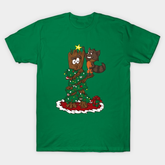 Not your typical Christmas Tree T-Shirt by FrankSansone